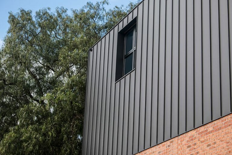 Black aluminium cladding on Scotch College, Melbourne